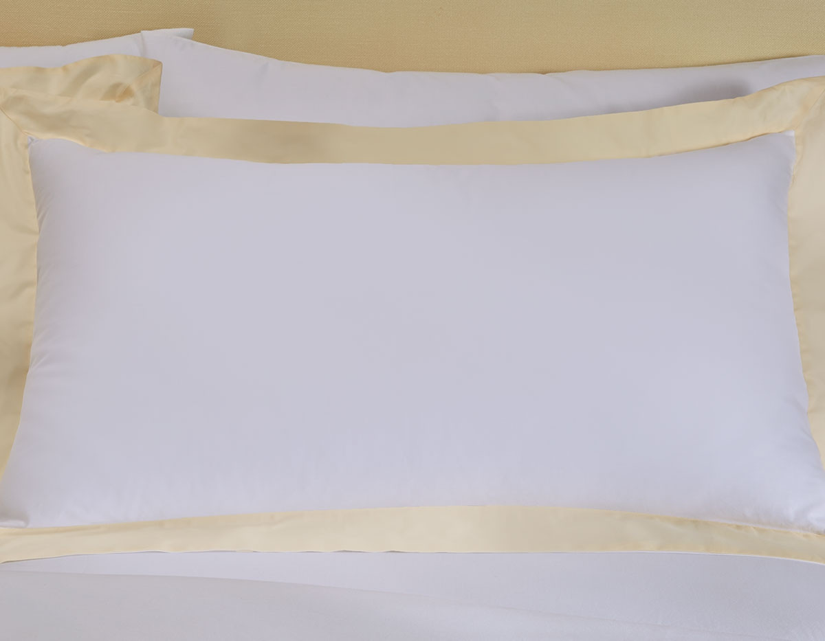 Champagne Flanged Pillowcases